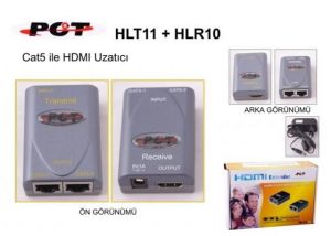 PCT HLT11+HLR10 CAT5R 40M HDMİ EXTENDER OVE
