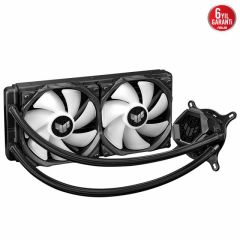 ASUS TUF GAMING LC 240 ARGB AIO AURA SYNC 120MM ADRESLENEBİLİR RGB FAN NCVM KAPLAMALI RGB POMPA KAPAĞI SIVI CPU SOĞUTUCUSU V2