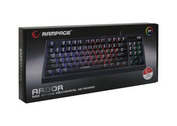 Rampage KB-R320 ARDOR RGB Led Gaming Oyuncu Klavyesi