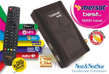 Mersat Best Full HD Mini Uydu Alıcısı TKGS li - Next&Nextstar