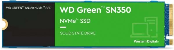 500GB WD GREEN M.2 NVMe SN350 2400/1500MB/s WDS500G2G0C SSD