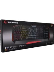 Rampage KB-RX7 ALPOR PRO Siyah USB RGB Aydınlatmalı Q Gaming Oyuncu Klavyesi