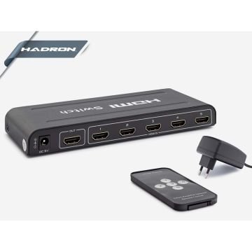 HADRON HD240 5 PORT HDMI SWITCH