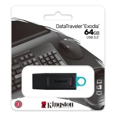 Kingston 64GB DataTraveler Exodia USB 3.2 Flash Disk