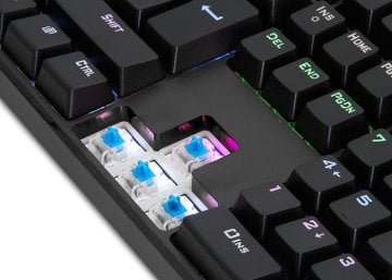 Rampage KB-R18 Myth Siyah USB Gökkuşağı Aydınlatmalı Q Mekanik Gaming Klavye