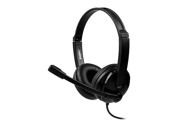 Snopy SN-CS30 Siyah USB Çağrı Merkezi Call Center Mikrofonlu Kulaklık