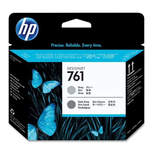 HP CH647A (761) GRI VE KOYU GRI BASKI KAFASI