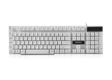 Everest KB-X8 Beyaz Mekanik Hisli USB Gaming Q Klavye