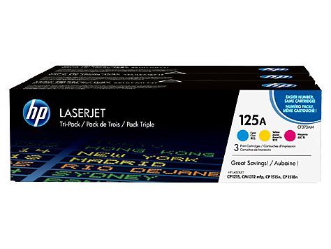 HP CF373AM (125A) CAMGOBEGI/SARI/MACENTA 3 LU PAKET TONER 1.400 SAYFA