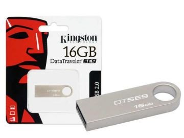 Kingston DTSE9H-16GBZ 16GB,USB 2.0 Metalik Gri ,Flash Bellek