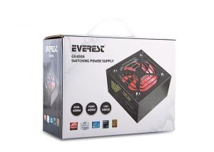 Everest GX400A Real-400W Peak 460 W 80 Plus Bronze 12cm Fanlı Power Supply...Yüksek Verimli 80 Plus Bronz Sertifikalı Gerçek 400W Güçlü 24 Pin Çıkışlı 80 Plus Power Supply