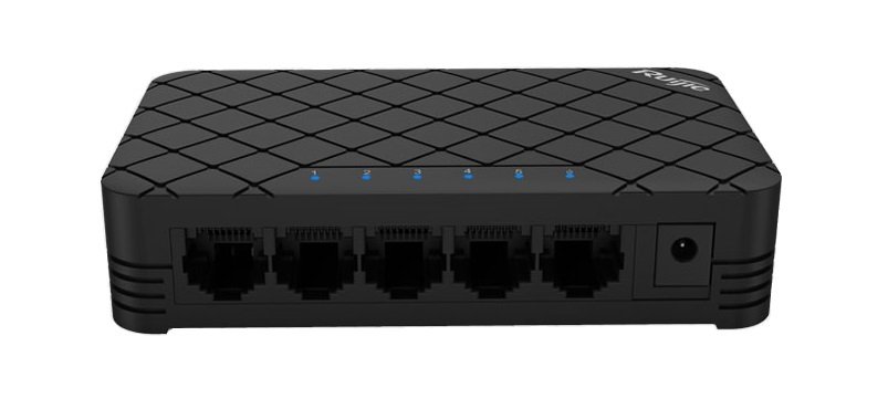 Ruijie Reyee RG-ES05G 5 Port Gigabit Yönetilmeyen Switch 10/100/1000 Mbps Plastik Kasa