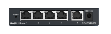 Ruijie Reyee RG-ES105GD 5 Port Gigabit Yönetilmeyen Switch 10/100/1000 Mbps Metal Kasa
