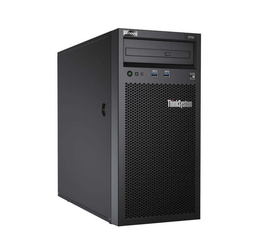 Lenovo ThinkSystem ST50 4U Rackmount Tower Server - 7Y48A007EA Xeon E-2124G 8Gb 2 x 2 Tb 80 Plus 250W Psu