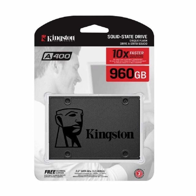 Kingston 960GB Sata 3.0 2.5'' 500/450MBs Flash SSD
