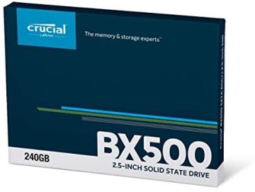 Crucial CT240BX500SSD1 SSD 240GB 2.5'' 540/500 MB/s 7MM SATA3 6.0 GB/s BX500 INTERNALCT240BX500SSD1