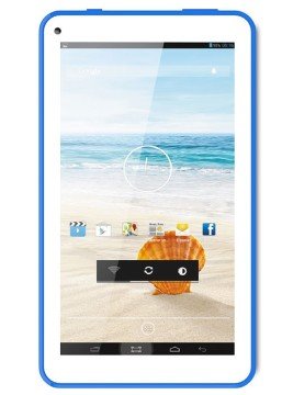 Everest EVERPAD DC-1112 Çift Kameralı 3G Wi-Fi ve Bluetooth Özellikli Usb Girişli 7'' HD Panel 512 DDR3 1.3GHz Quad Core 4 Çekirdek 8GB Android 4.4 Kitkat Micro Sd Destekli Ekran Koruyucu Hediyeli Mavi Renk Tablet Pc