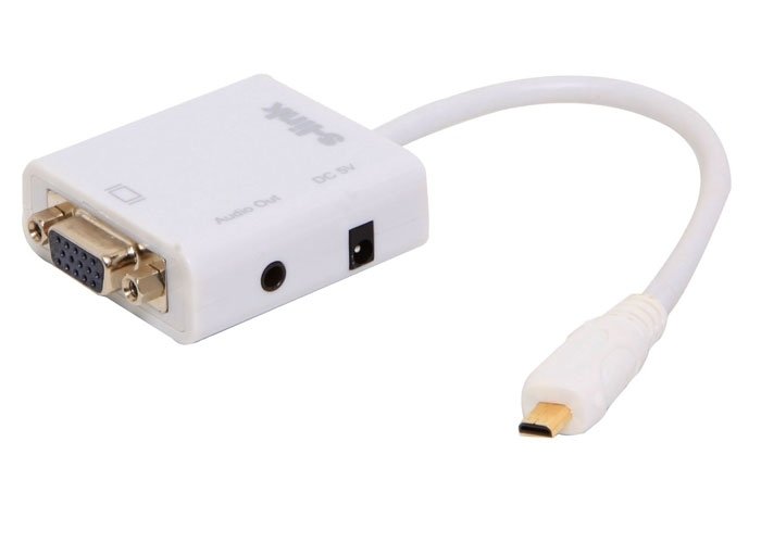 S-link SL-MCHVS20 Micro HDMI to VGA+Audio Çevirici