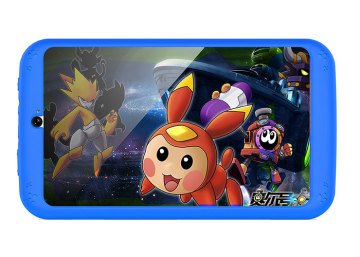 Everest EVERPAD DC-1545 Çift Kameralı Wi-Fi Özellikli 7'' HD Panel 1Gb DDR3 1.3GHz Quad Core 4 Çekirdek 8GB Android 6.0 Marshmallow Micro Sd Destekli Özel Ayaklı Tasarım Mavi Renk Çocuk Tablet Pc Saat Hediyeli