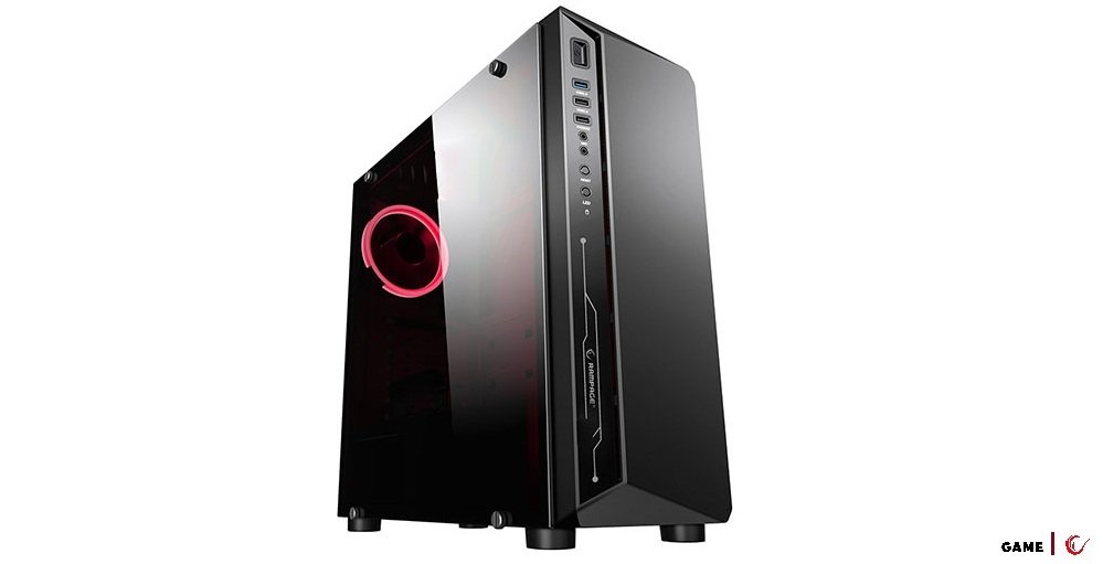 Everest Rampage Shadow 600W Siyah Usb 3.0...Oyuncu Tasarımlı 4 Led Fanlı Füme Cam Pencereli Atx Kasa