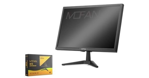 MOFAN MF19 19'' 1 Adet LED HD MONİTÖR HOPARLÖR HDMI + VGA 75HZ 1440X900 IPS PANEL SİYAH