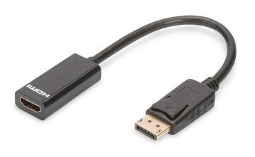 Digitus DisplayPort Hdmi Çevirici  15cm Dp Erkek To Hdmi Dişi Adaptör