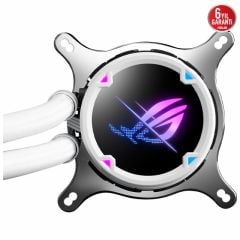 ASUS ROG STRIX LC II 360 ARGB AURA SYNC RGB 120MM ADRESLENEBİLİR RGB FAN SIVI CPU SOĞUTUCUSU BEYAZ V2