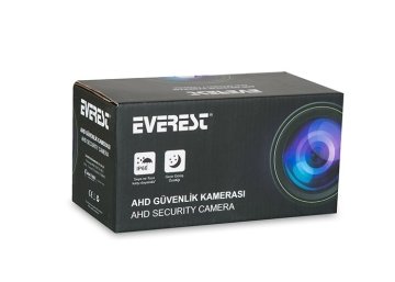 Everest DF-700 Ahd 2.0 Megapixel Güvenlik Kamerası...50 mt Gece Görüş Mesafeli Auto Irıs Lensli Sağlam Su Geçirmez Kasalı Dış Ortam Ahd Kamera