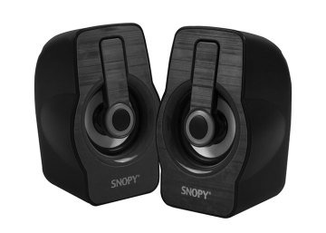 Snopy SN-X23 2.0 Multimedia RGB Işıklı 3W*2 Siyah USB Speaker