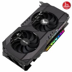 ASUS GEFORCE RTX 3050 TUF-RTX3050-O8G-GAMING 8GB GDDR6 128bit 1852MHz OC HDMI 3xDP RGB EKRAN KARTI