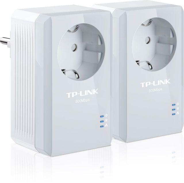 TP-LİNK 500Mbps Tak-Kullan Enerji Tasarruflu Powerline Adaptör