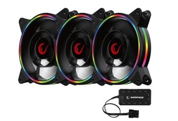 Rampage RB-K12 ARGB Ledli 3 Adet 1200Rpm 120Mm Gaming Oyuncu Kasa Fan Kiti
