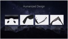 NVG01-BU NUBIA Neovizyon Cam İşitsel AR Gözlükleri Mavi