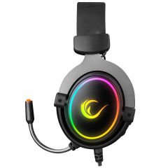 Rampage RM-K11 X-NOVA Siyah USB 7.1 Surround RGB Ledli Gaming Oyuncu Mikrofonlu Kulaklık