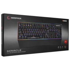 Rampage RMK-X1 MIRACLE USB Full RGB Aydınlatmalı Q Jixian Red Switch Gaming Oyuncu Mekanik Klavye