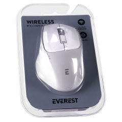 Everest SM-BT21 Usb Beyaz 2in1 Bluetooth ve 2.4GHz Kablosuz Mouse