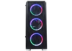 Rampage X-HORSE Tempered Glass 600W 80 Plus Bronze 4*Rainbow Fan 1*Usb 3.0 1*Usb 2.0 Gaming Kasa