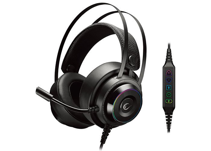 Rampage RG-X19 ULTIMATE Siyah USB 7,1 Version RGB Ledli Mikrofonlu Oyuncu Kulaklığı