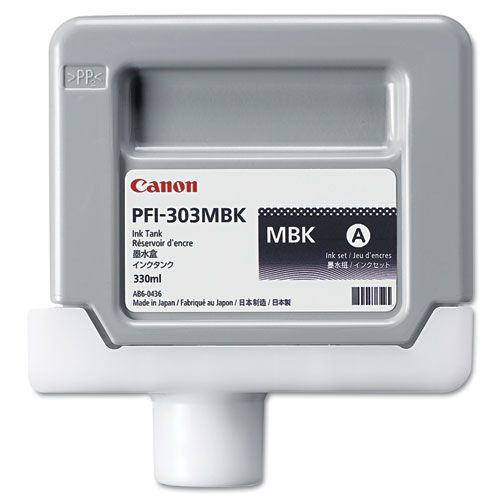 CANON 2957B001 PFI-303MBK MAT SIYAH KARTUS (330 ML)IPF 810/IPF 815/IPF 820/IPF 825