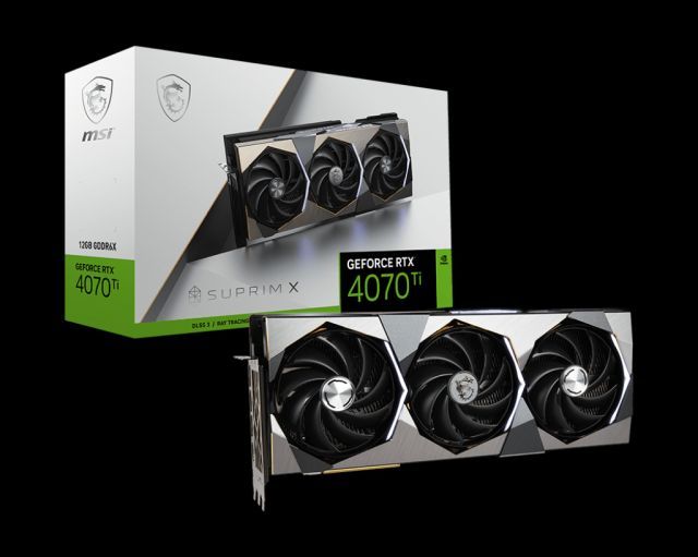 MSI VGA GEFORCE RTX 4070 TI SUPRIM X RTX4070 TI 12GB GDDR6X 192B DX12 PCIE 4.0 X16 (3XDP 1XHDMI)