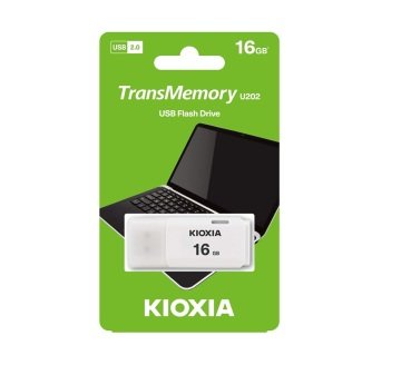 Kioxia TransMemory U202 Lu202w016gg4 16Gb Usb 2.0 Bellek