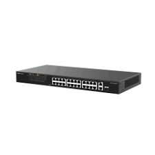 Reyee RG-ES126FGS-P 26 Portlu, 10/100 Fast Ethernet, Tak Çalıştır Switch, 2 Gigabit Uplink, 1 Gigabit Combo, 24 Port PoE+ (370W)