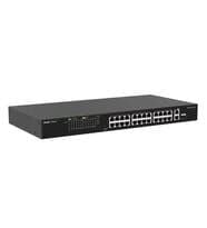 Reyee RG-ES126FGS-P 26 Portlu, 10/100 Fast Ethernet, Tak Çalıştır Switch, 2 Gigabit Uplink, 1 Gigabit Combo, 24 Port PoE+ (370W)
