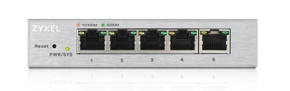 Zyxel Gs1200-5 Port Gigabit Switch Web Yönetimli QoS Vlan Igmp Özellikli