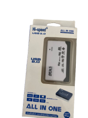 Hadron HD199 Card Reader Multi SD MMC CF MS Çoklu Beyaz Kart Okuyucu