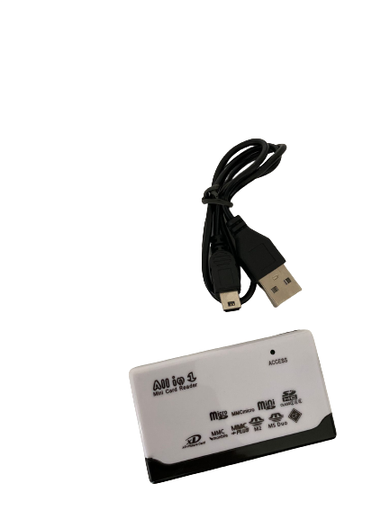 Hadron HD199 Card Reader Multi SD MMC CF MS Çoklu Beyaz Kart Okuyucu