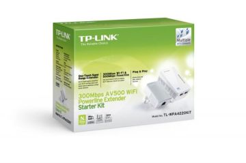 TL-WPA4220KIT 300Mbps 300M Mesafeli 2xLAN Port Powerline Adaptör