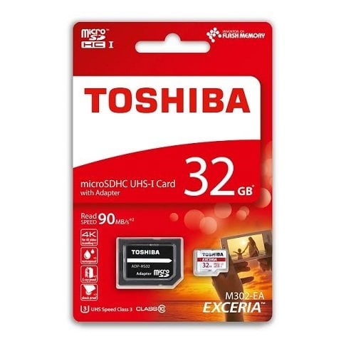 Toshıba 32Gb 90Mb/Sn Microsdhc™ Uhs-1 U3 Excerıa Thn-M302r0320ea