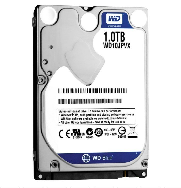 Western Digital WD10SPZX 1TB 2.5'' 5400RPM SATA3 128MB BLUE