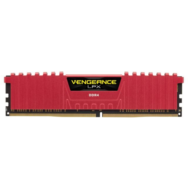 CORSAIR CMK16GX4M2B3200C16R 16GB (2X8GB) DDR4 3200MHz CL16 VENGEANCE LPX SOGUTUCULU DIMM BELLEK RED